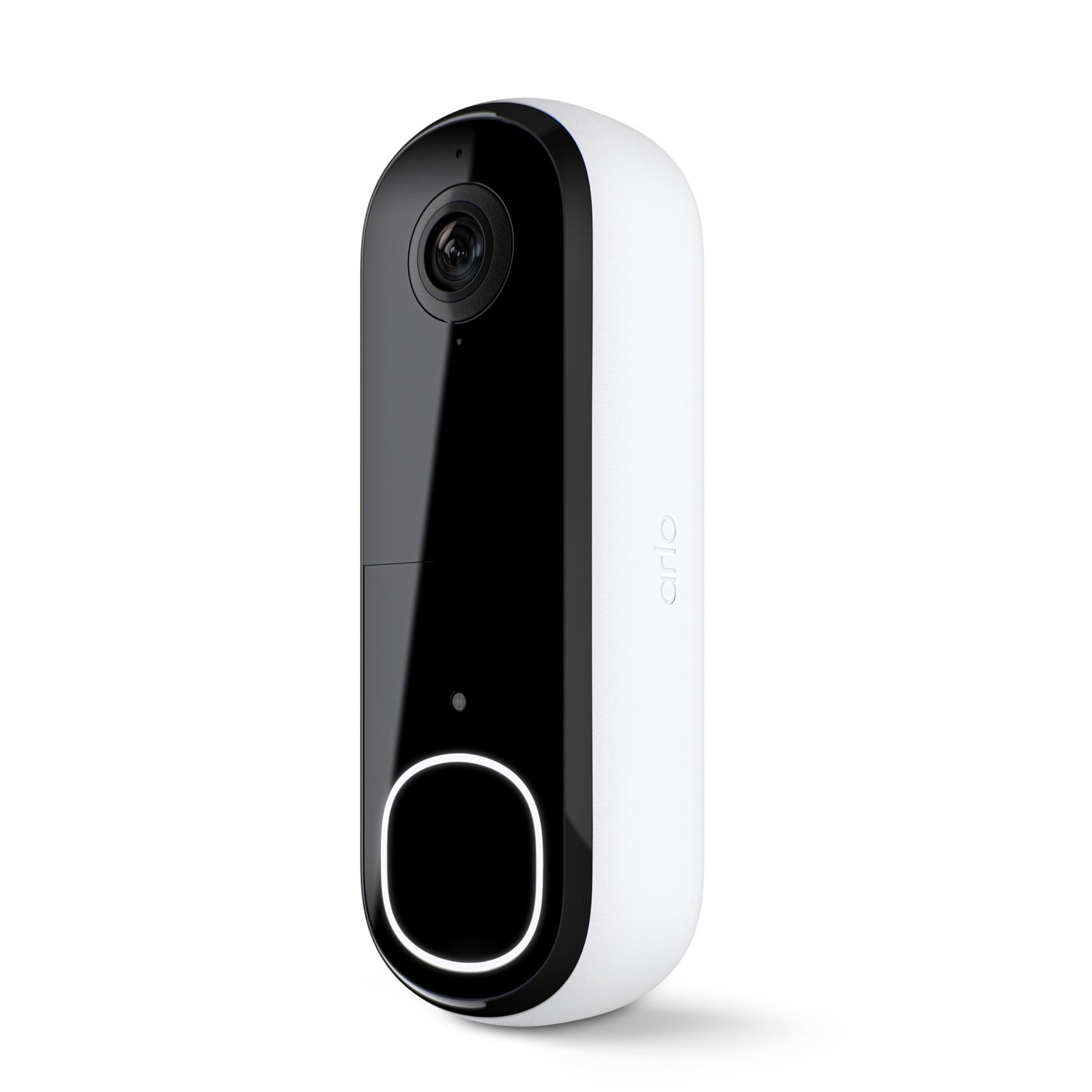 Arlo Video Doorbell 2K 2nd Gen in white and black
