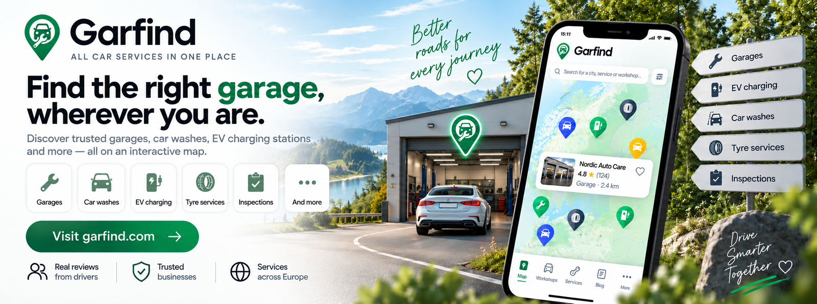 Garfind — find garages and car services near you