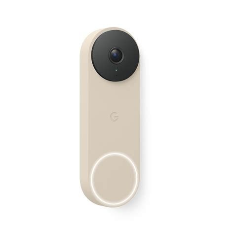 Google Nest Doorbell Wired 3rd Gen in porcelain finish