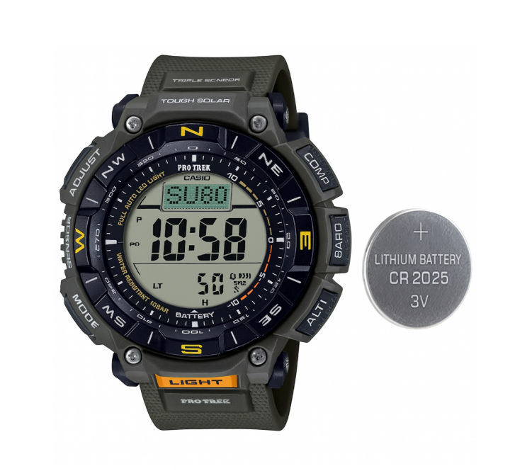 casio pro trek battery life prw 2500 / prg 80 / prg 270 / prg 40 / prg 50 /