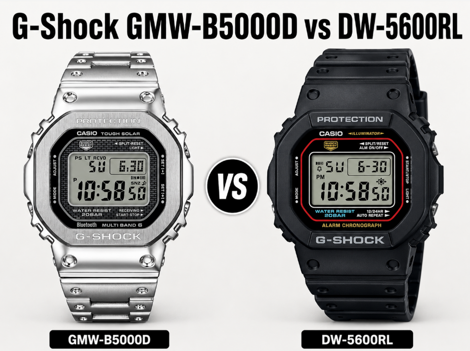 Casio G-shock 5000 vs 5600 vs 5610