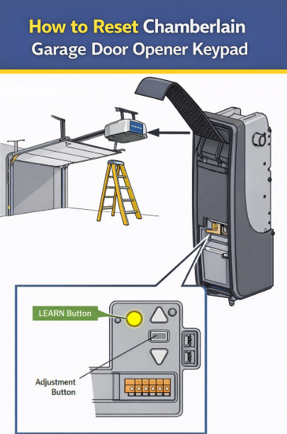 How to Reset Chamberlain Garage Door Opener Keypad