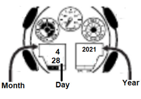 Setting the year month and day on a Casio G-Shock