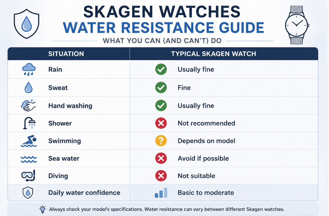 Water Resistance skagen a good watch brand