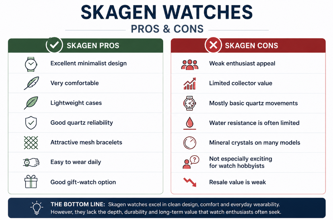 Skagen Watch Pros and Cons is skagen a good watch brand