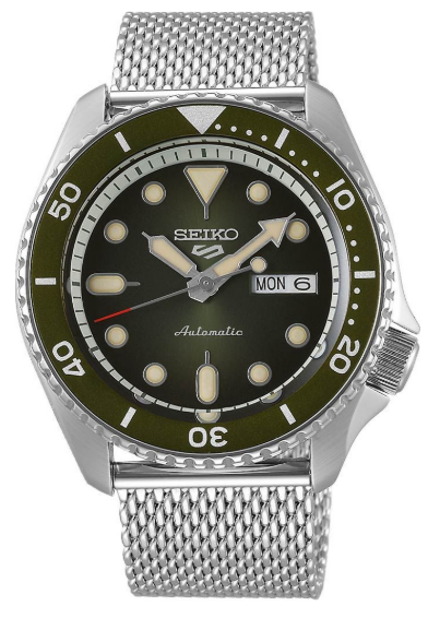 best green dial option Seiko 5 Sports SRPD75