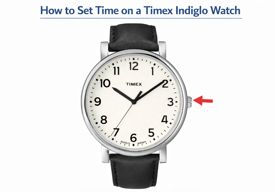  Set Time on a Timex Indiglo Watch