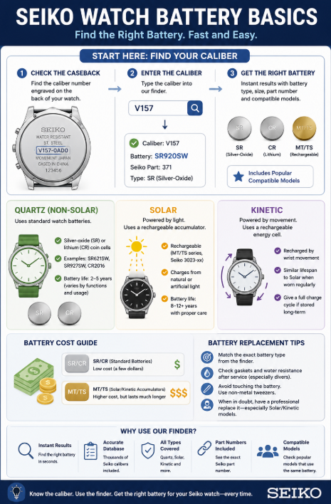 seiko watch battery 