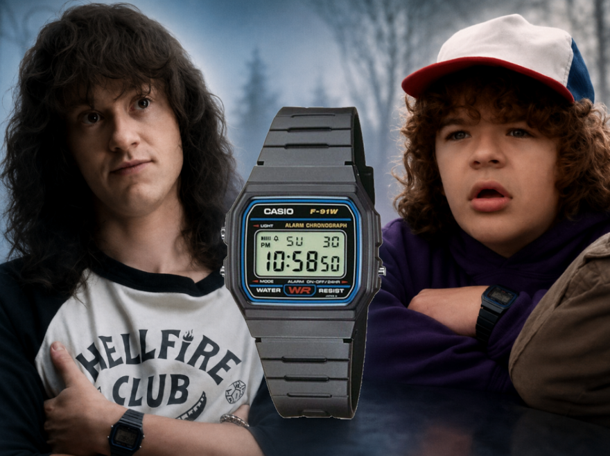 Casio F91W in Stranger Things