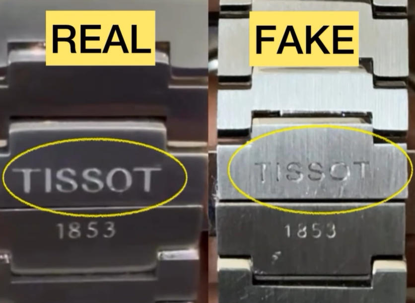 Tissot PRX Original vs Fake How to Tell a Fake Tissot PRX from an Original Bracelet and Clasp