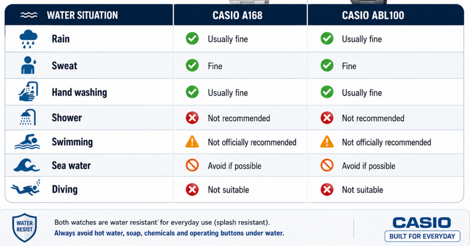 Casio A168 vs ABL100: Classic Vintage Casio or Smart Retro Upgrade?