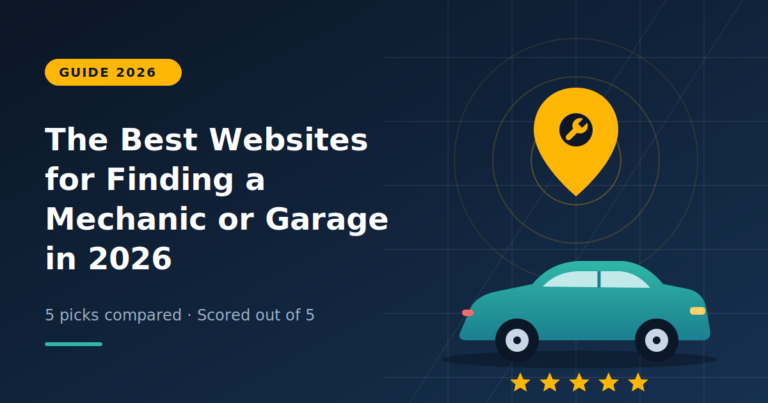 Guide to the best websites for finding a mechanic or garage in 2026