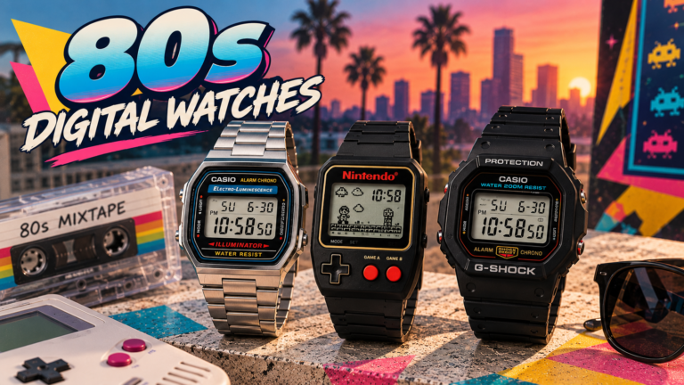 80s Digital Watches: The Models That Made the Future Wearable