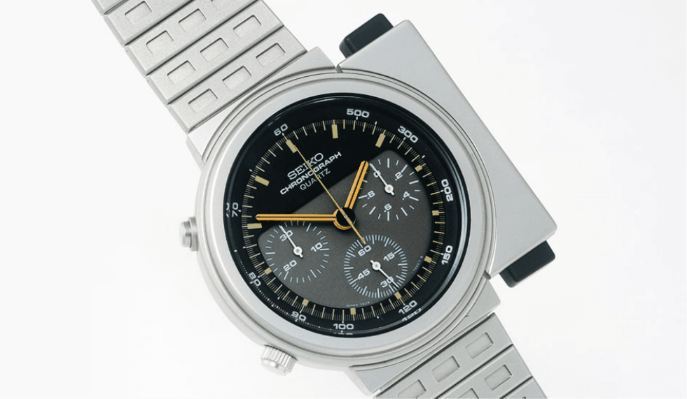 Seiko 7A28 analog quartz chronograph from 1983